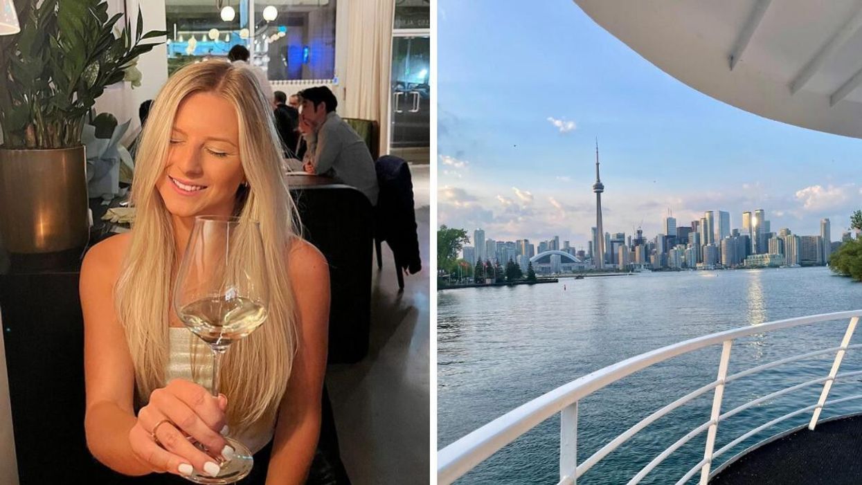 Ashley Harris. Right: Toronto.