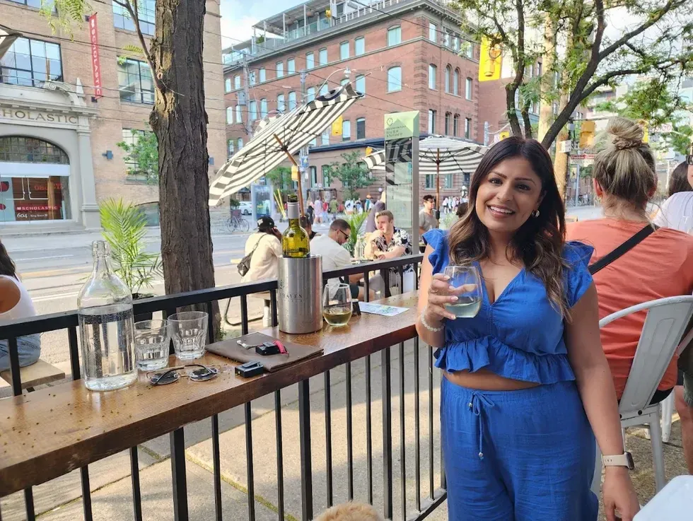 Ashna on the Locals Only patio.