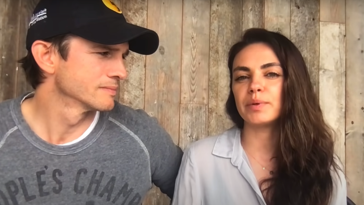 Ashton Kutcher & Mila Kunis.