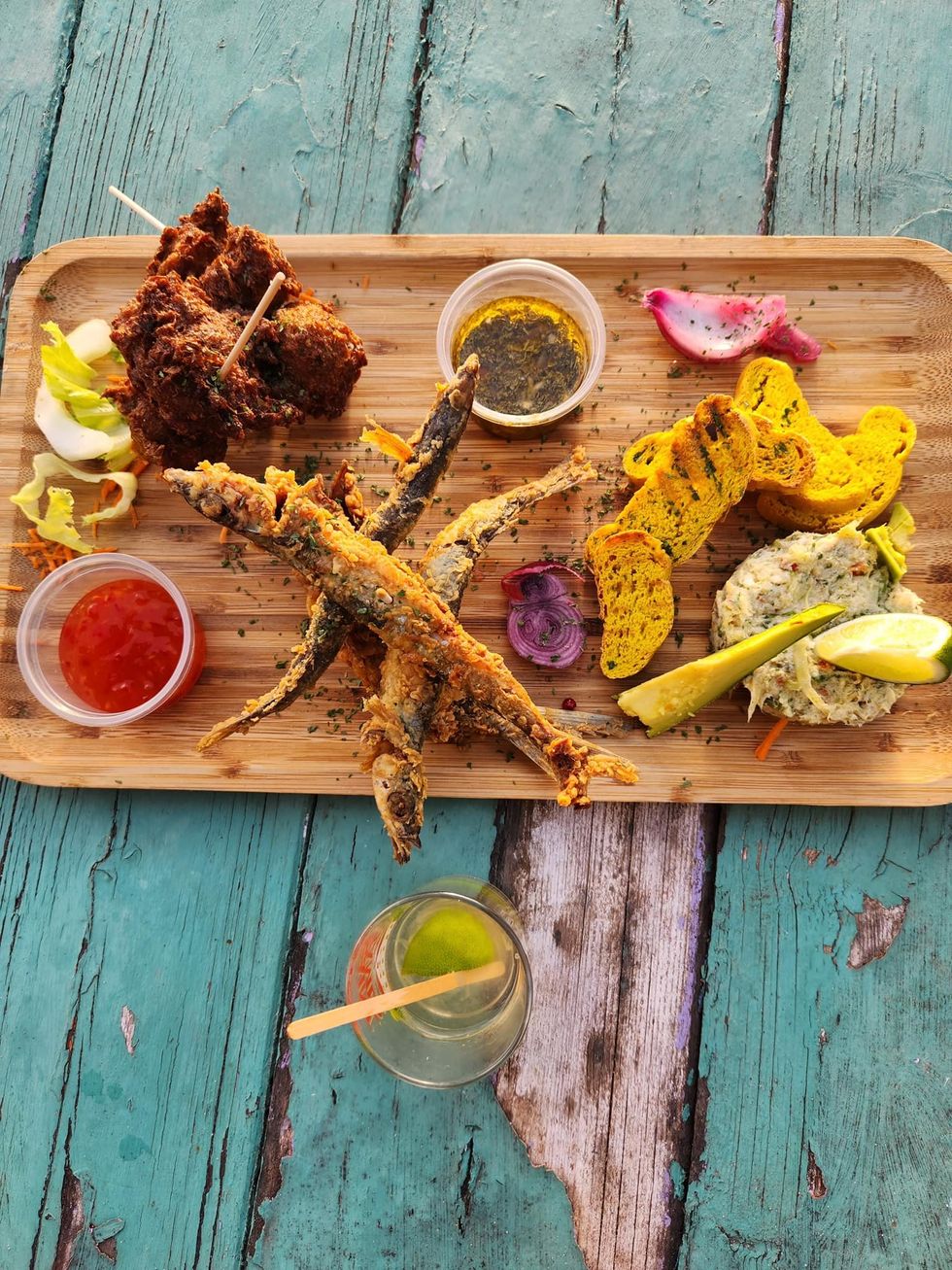 Assiette de cuisine martiniquaise.