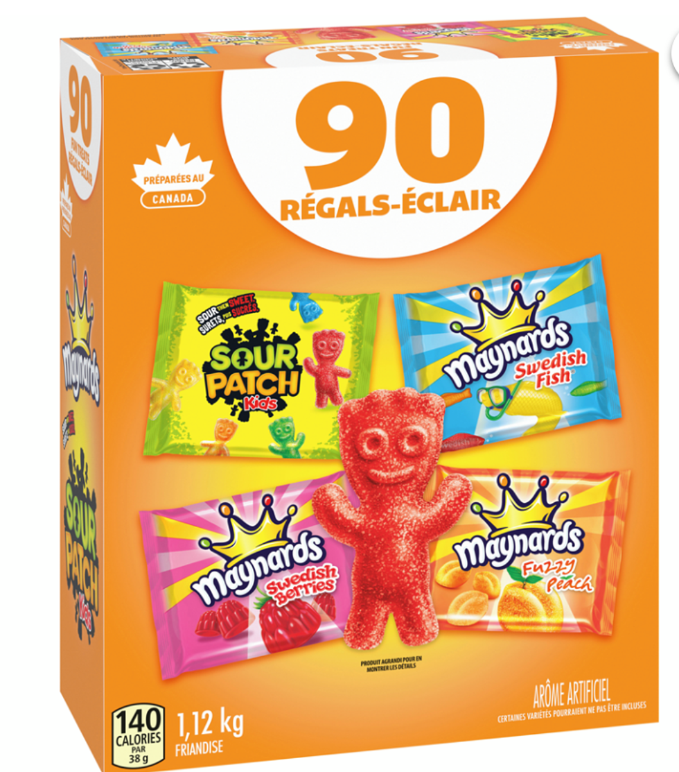 Assortiment de jujubes Maynards.