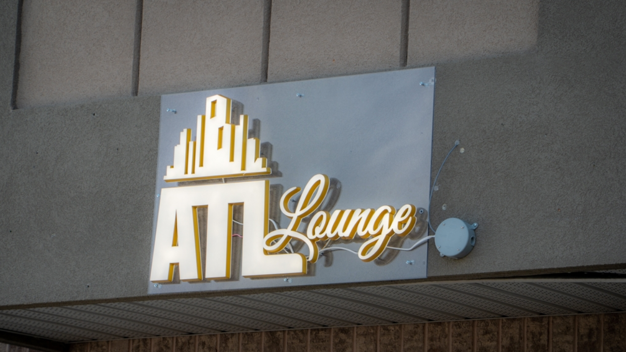 ATL Lounge sign.