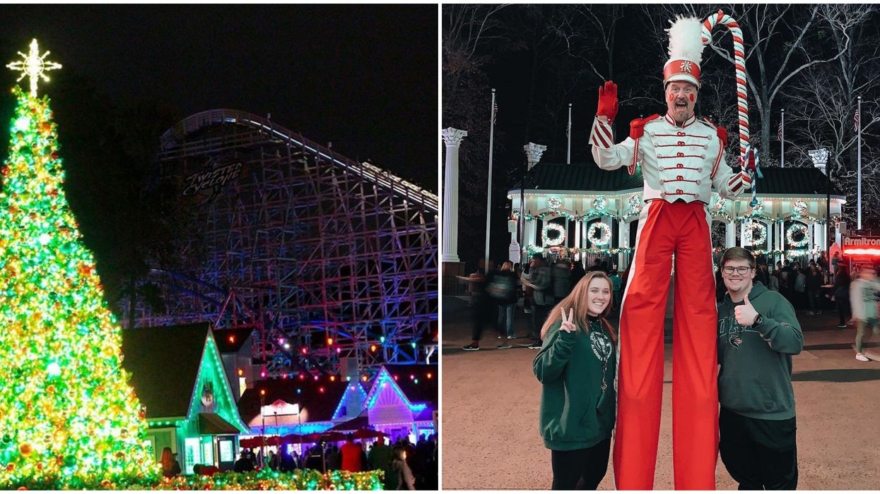 Atlanta Christmas Six Flags Over Georgia Holiday In The Park