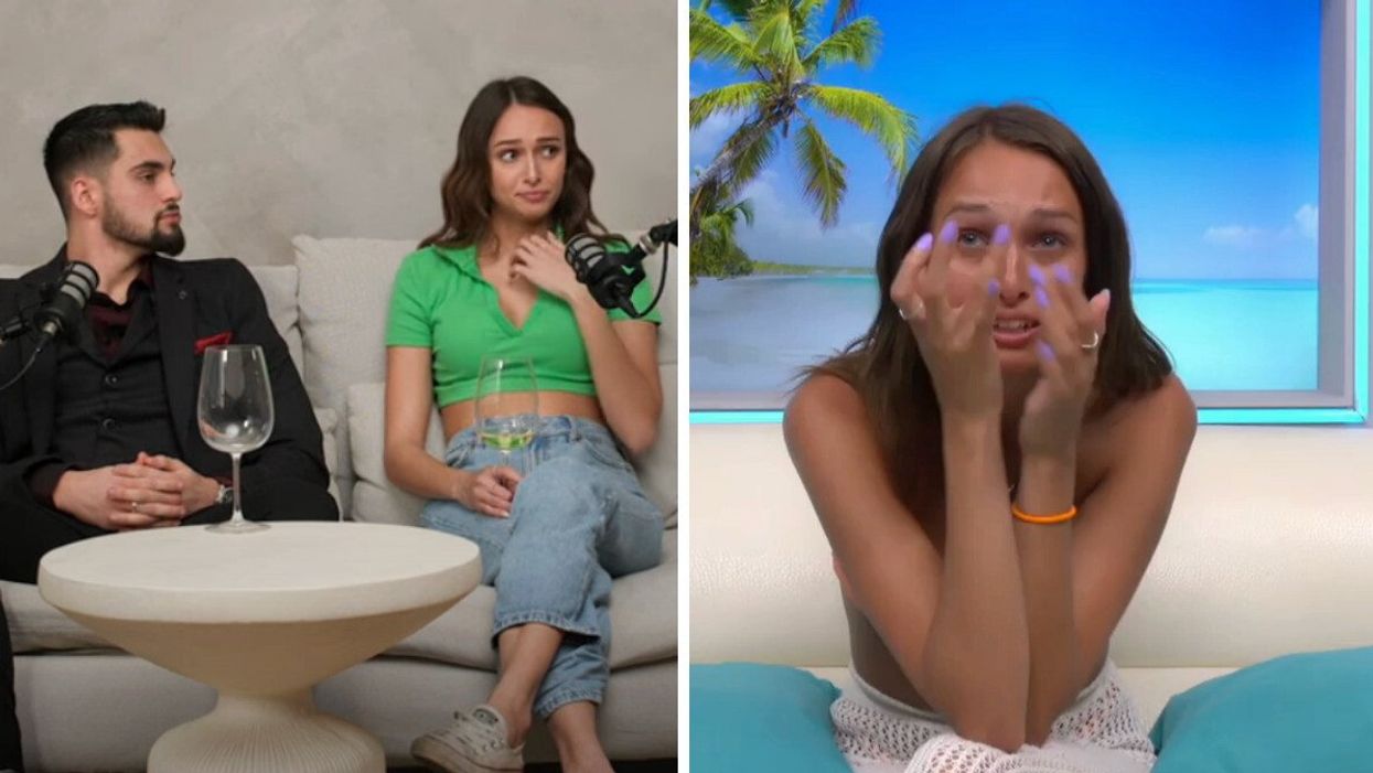 Audrey et Samuel de L'île de l'amour. Droite : Audrey de L'île de l'amour.