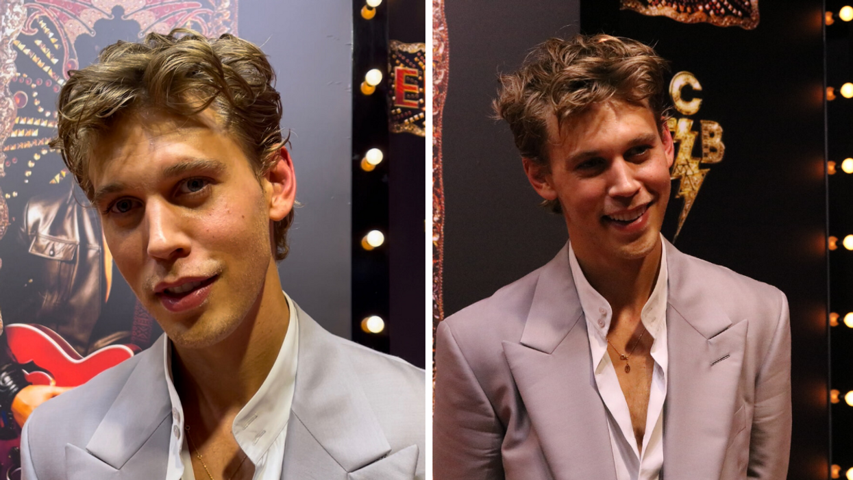 Austin Butler at the 'Elvis' premiere in Toronto.