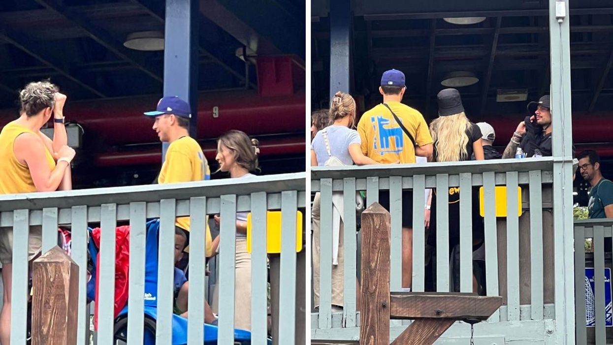 Auston Matthews & Michael Bunting at Canada's Wonderland.