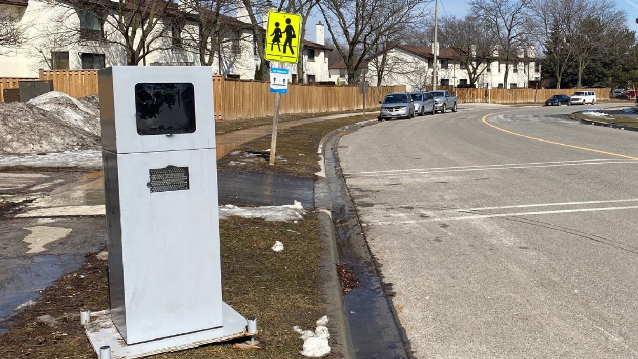 Automated Speed Enforcement camera.
