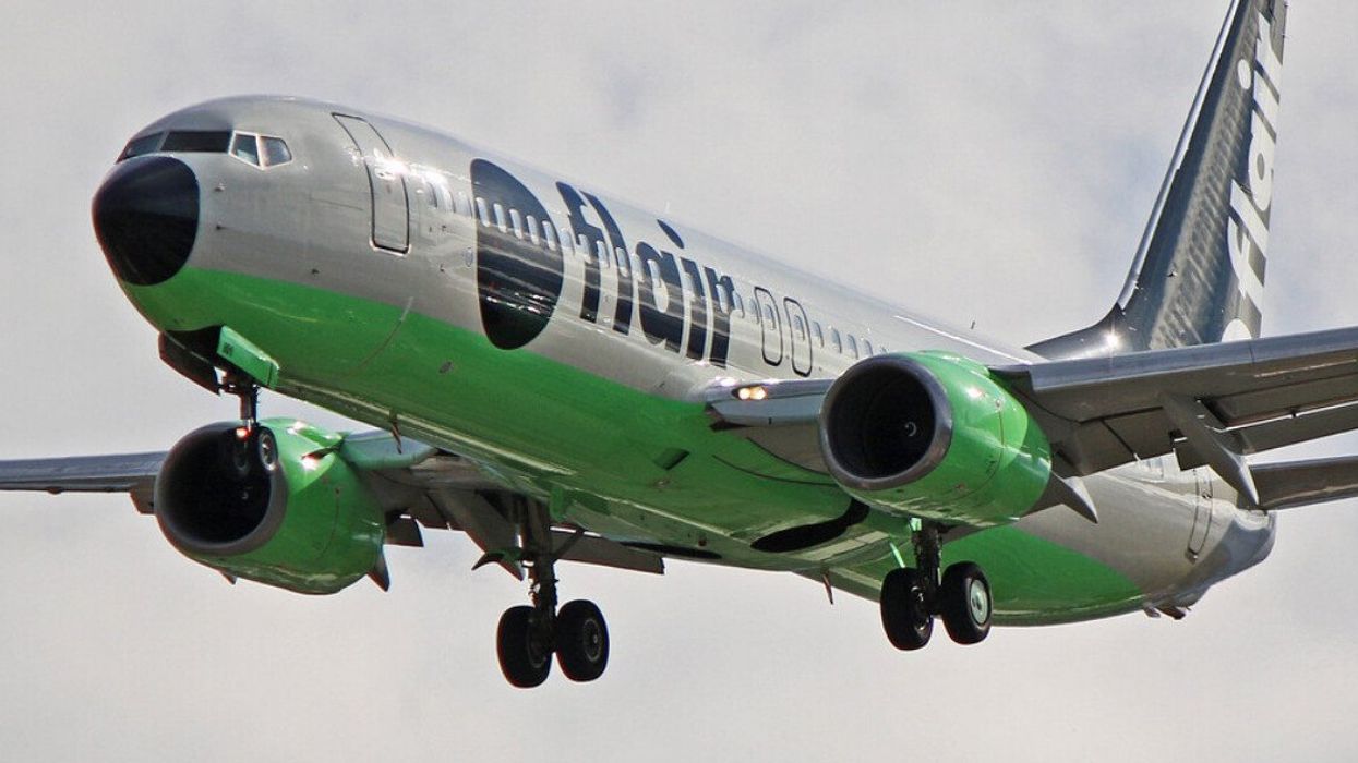 Avion de Flair Airlines.