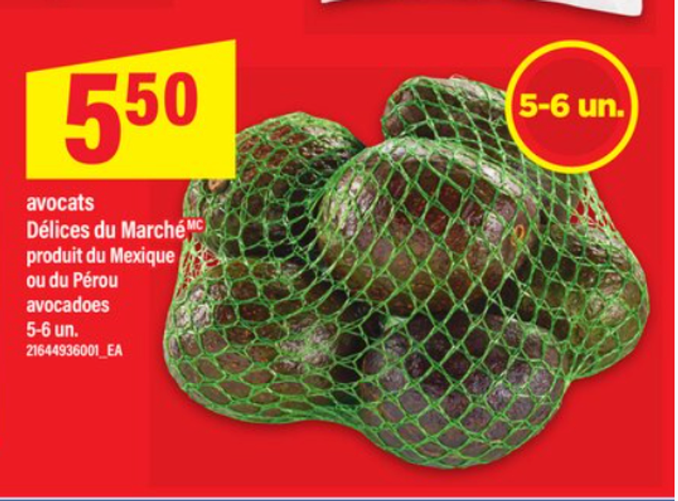 Avocats en sp\u00e9cial dans la circulaire de Maxi.