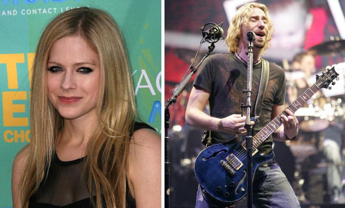 Avril Lavigne and Chad Kroeger.