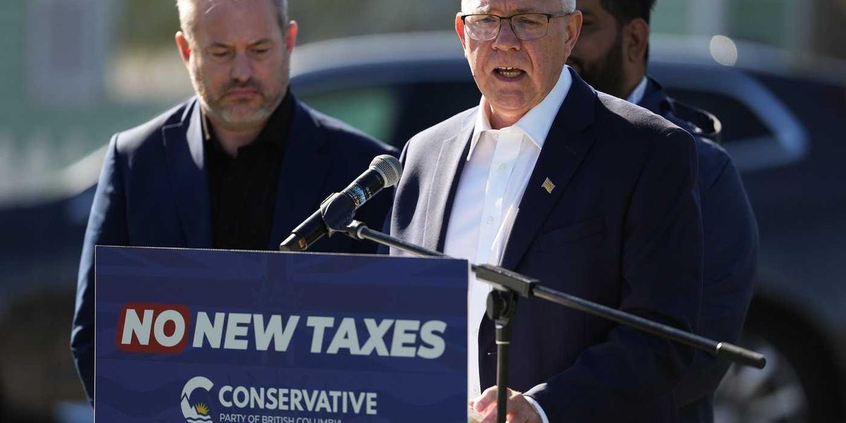 B.C. Conservatives promise no new taxes if elected on October 24 B.C. Conservatives promise no new taxes if elected on October 24