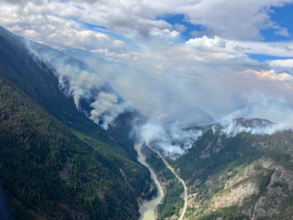 B.C. fire leaves scorched vehicles, trees, metal