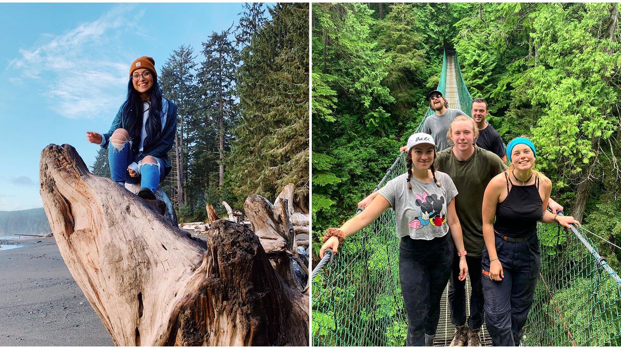 B.C. Hiking Trail Crosses A Jaw-Dropping 100 Foot Suspension Bridge To 2 Beaches