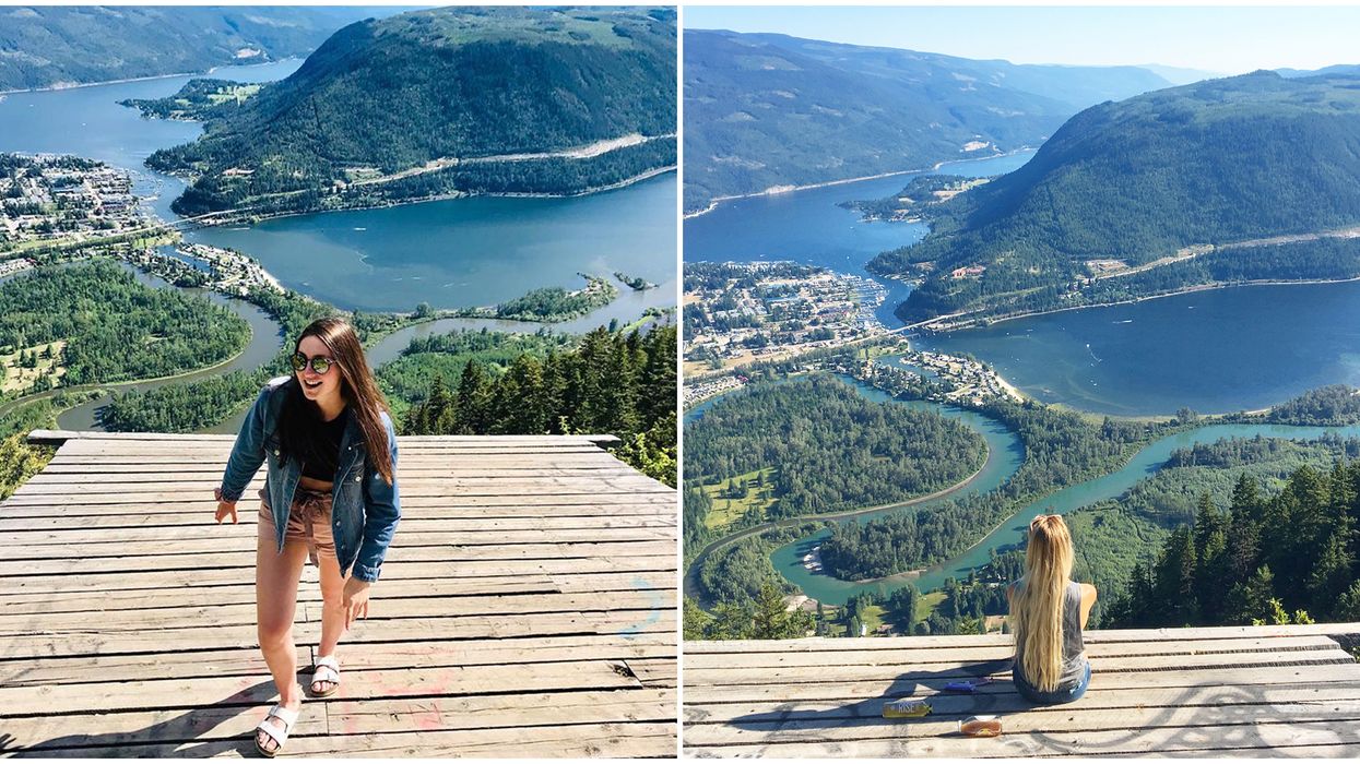 B.C. Lookout Point Makes You Feel Like You're Walking In The Sky