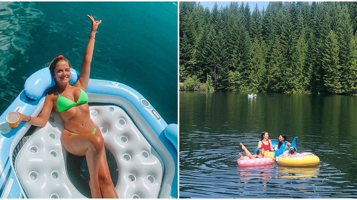 B.C.'s Cat Lake Is Squamish's Not-So-Secret Swimming Hole For Summer