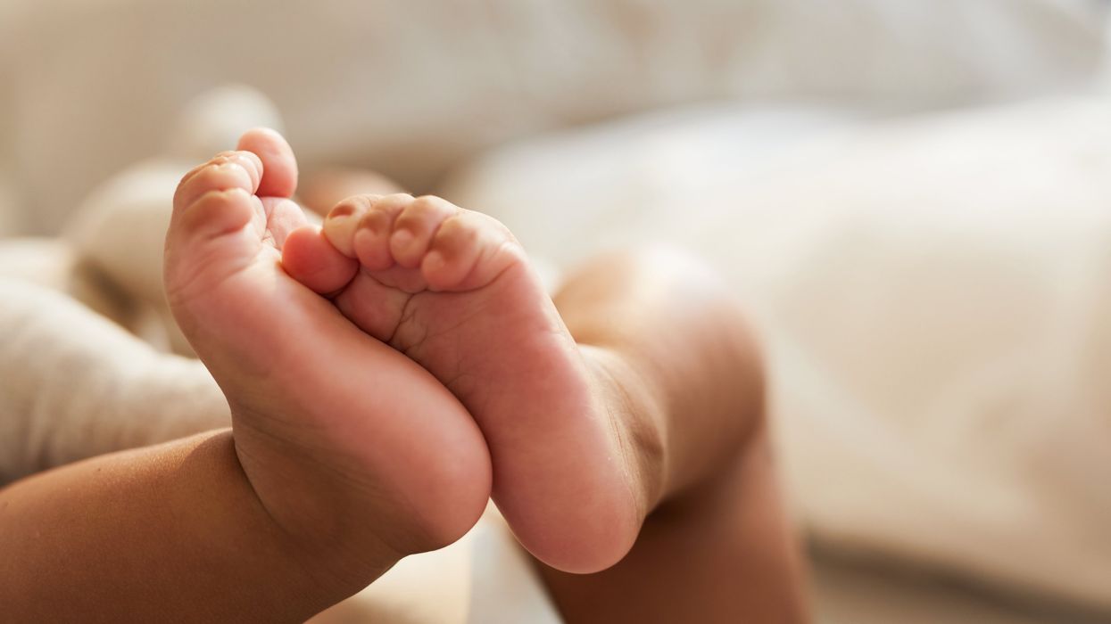 Baby feet.
