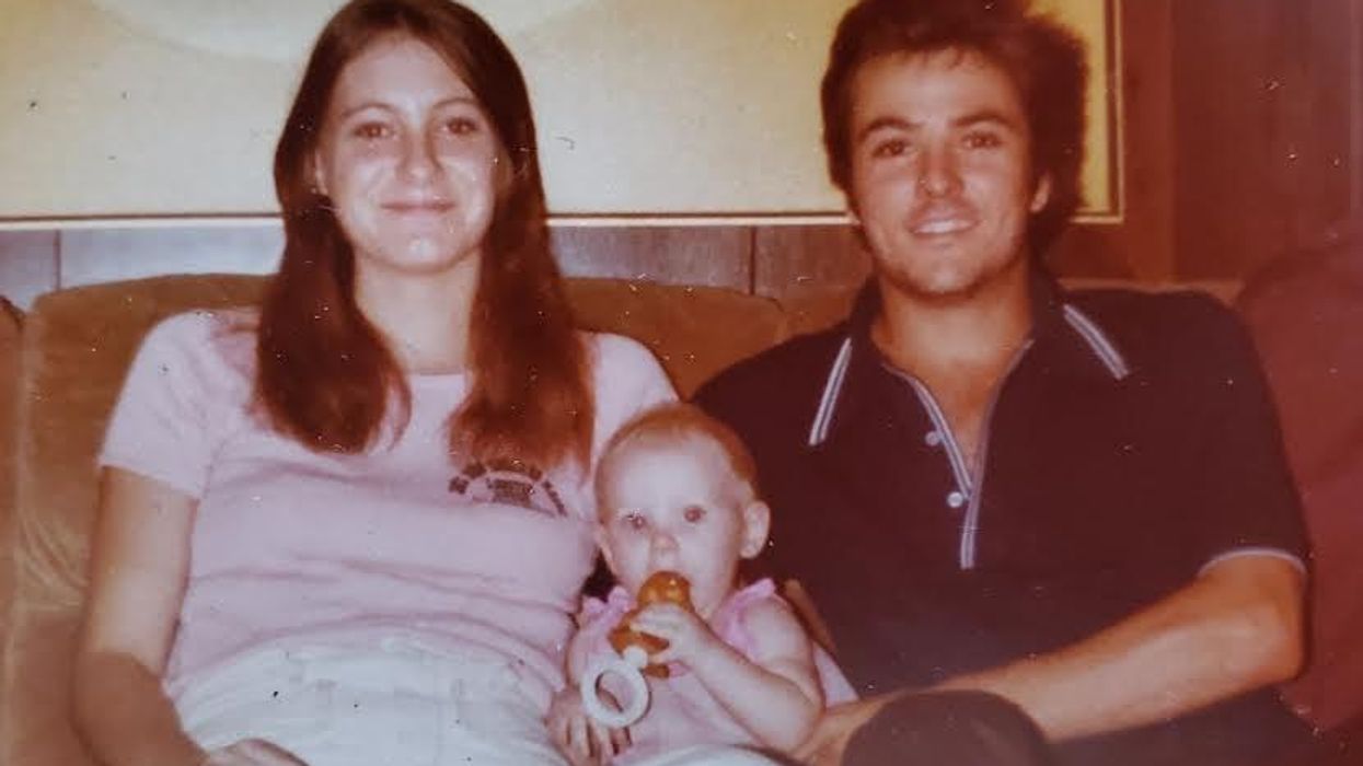 "Baby Holly" and her parents Tina Gail Linn Clouse and Harold Dean Clouse Jr.