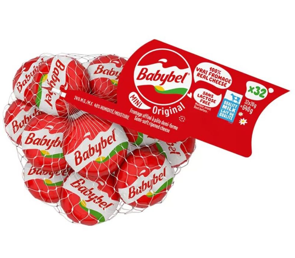 Babybel original cheese, 32 x 20 g.