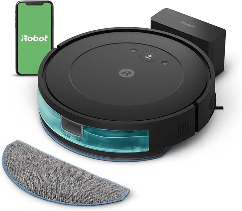 back iRobot Roomba vacuum and mop