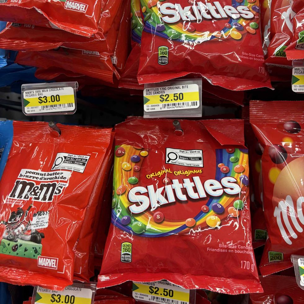 bag of Skittles at Dollarama