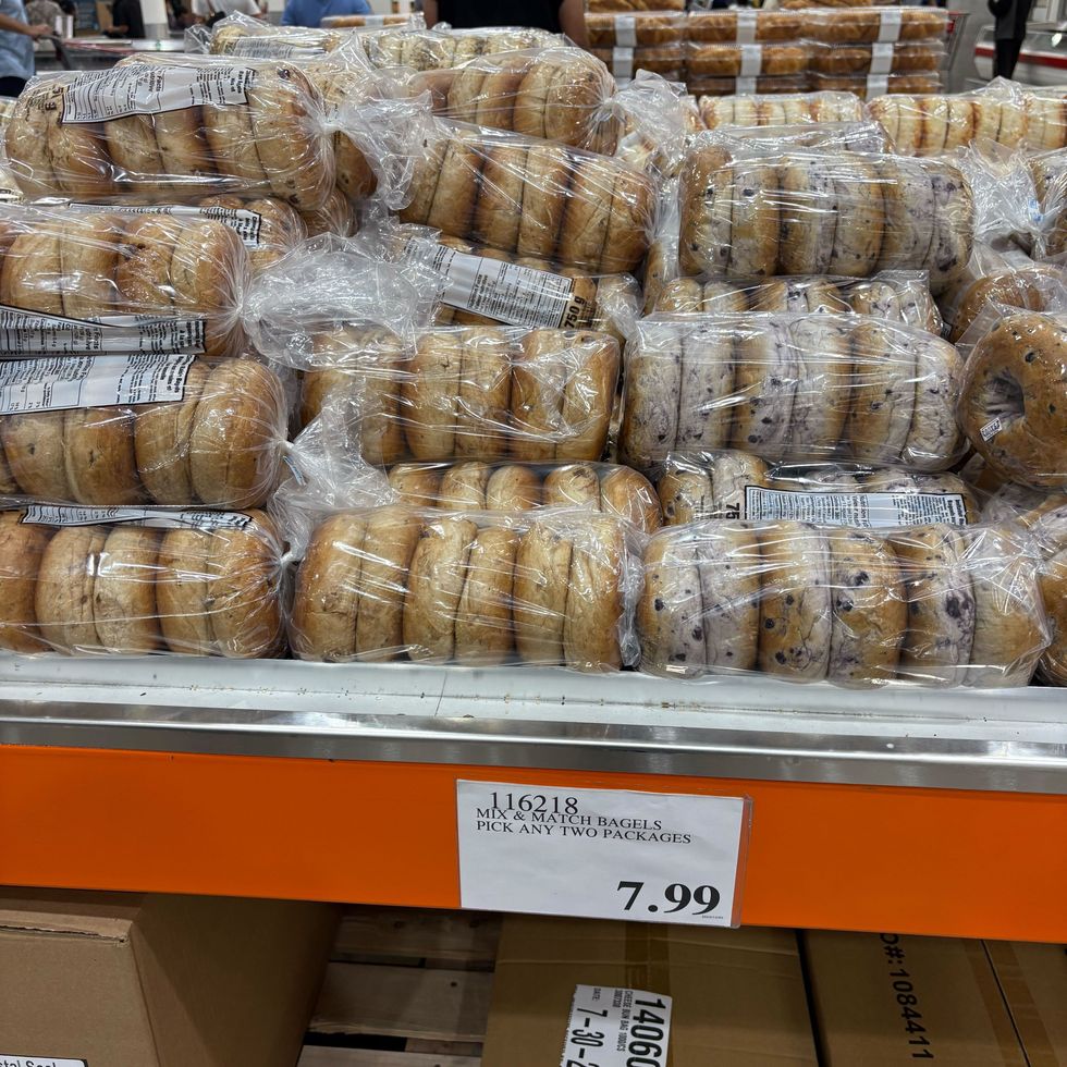 bags of Kirkland Signature bagels