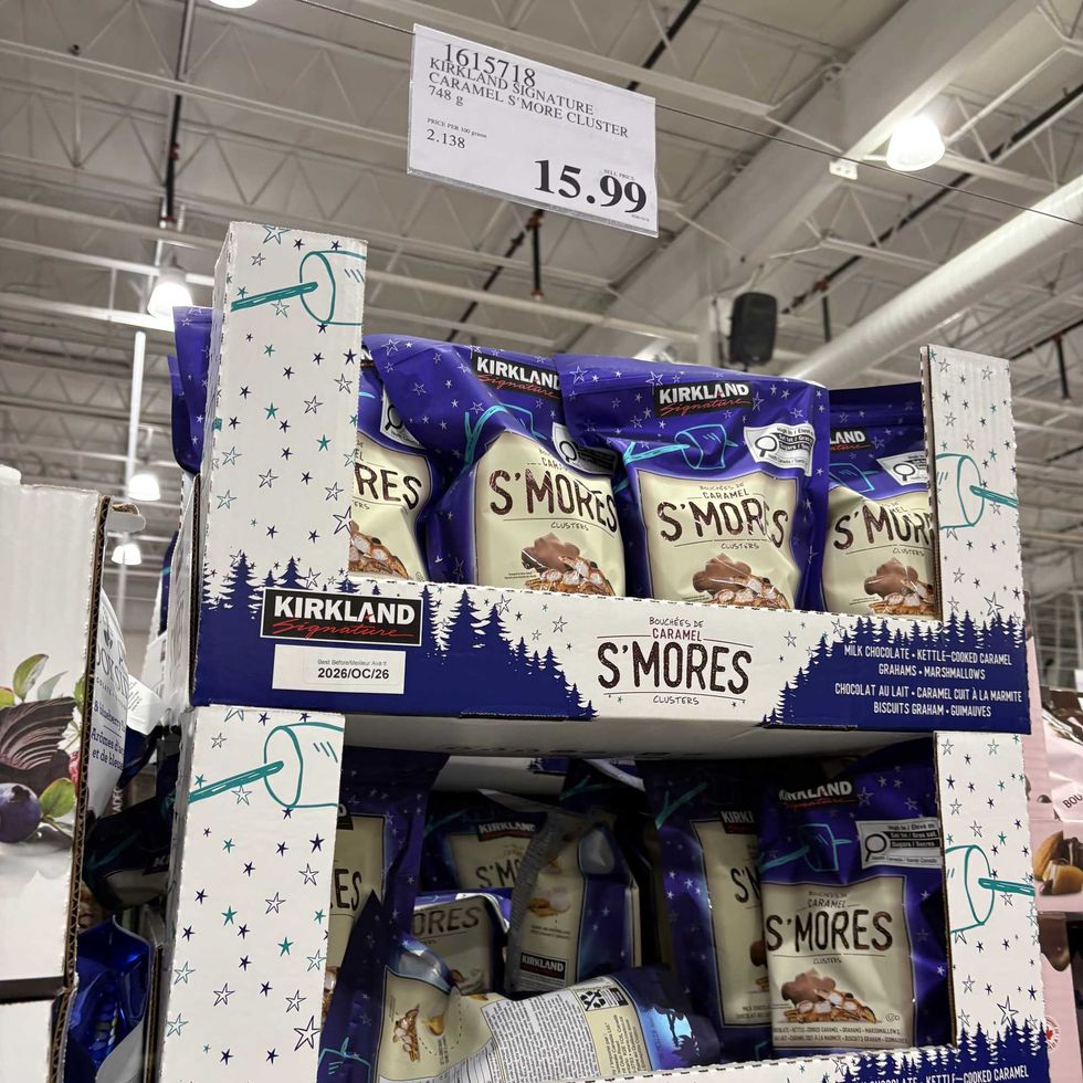 bags of Kirkland Signature s'more clusters at costco