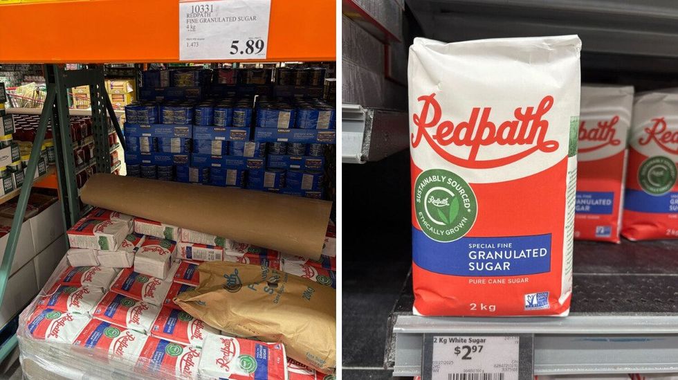 bags of redpath granulated sugar at costco and walmart