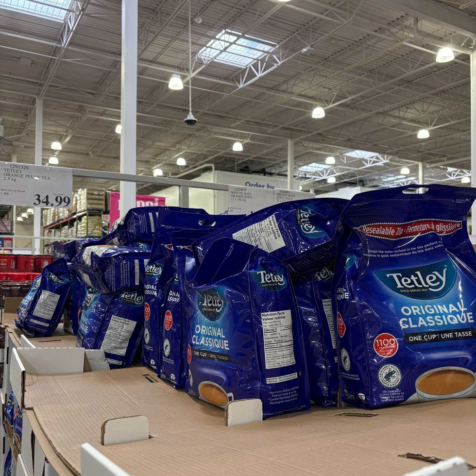 bags of tetley original tea at costco business centre