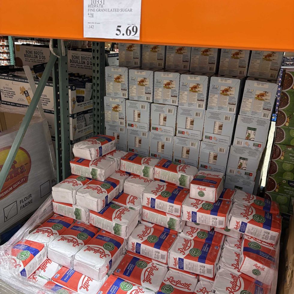 bags of \u200bRedpath granulated sugar at Costco
