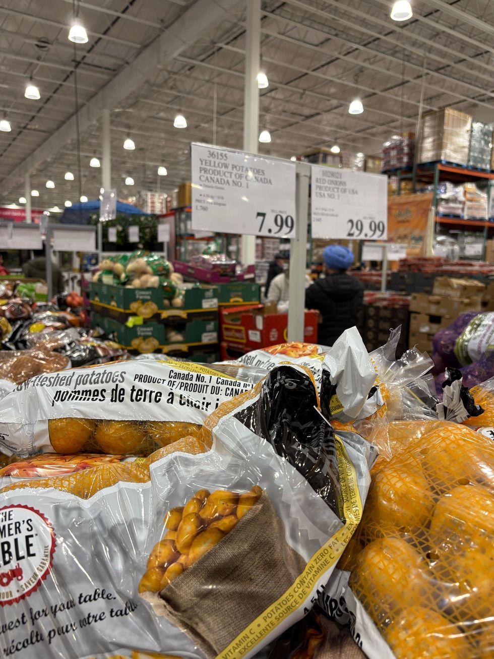 bags of yellow potatoes at costco