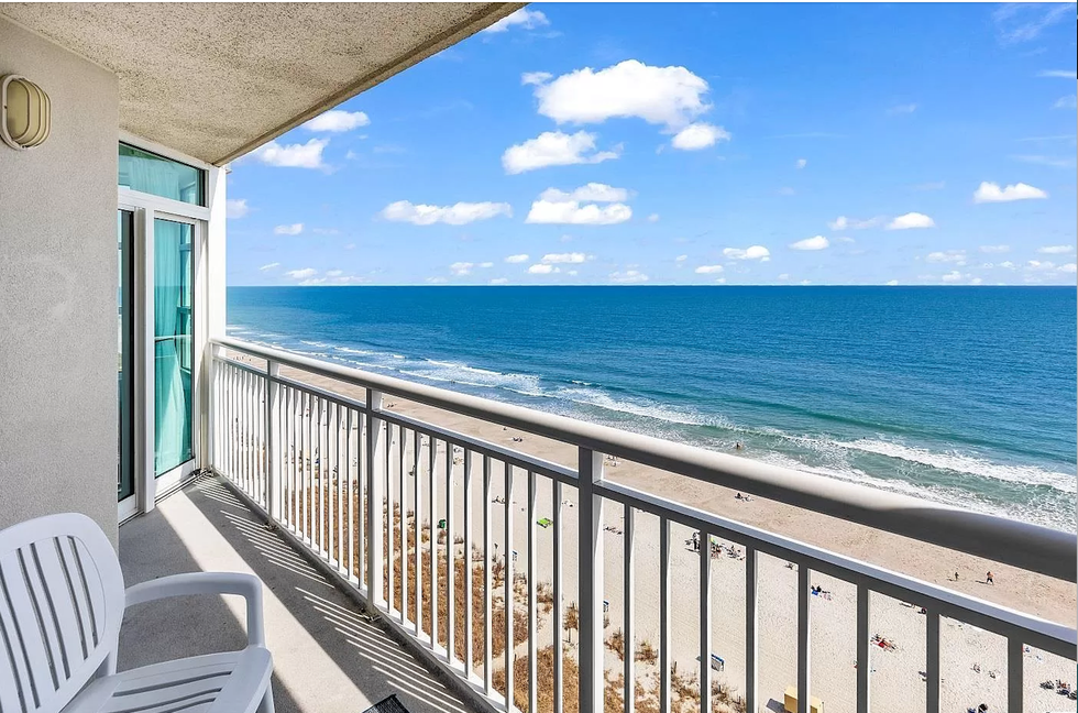 Balcony views from the condo.