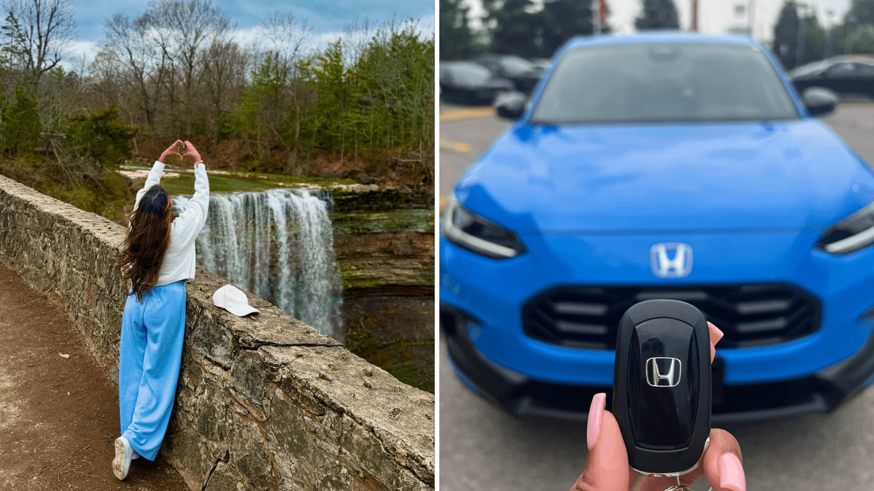 Ball's Falls, Ontario. Right: 2027 Honda HR-V