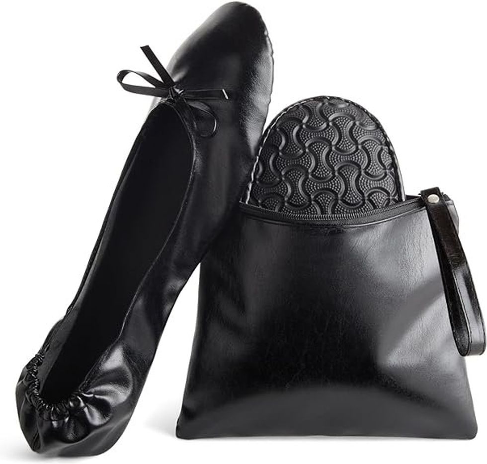 Ballerines pliables.