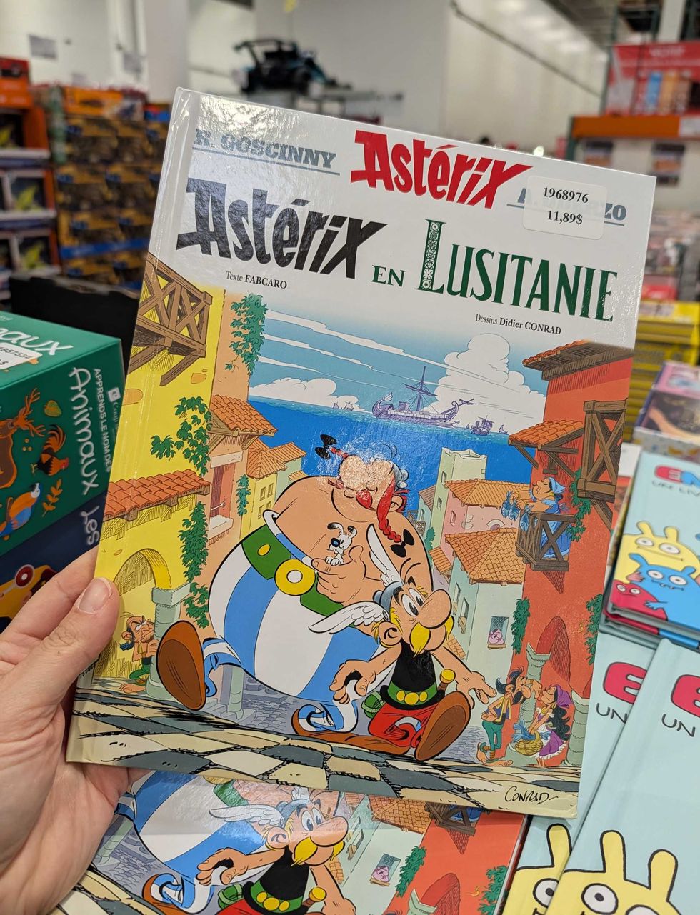 Bande dessin\u00e9e Ast\u00e9rix en Lusitanie.