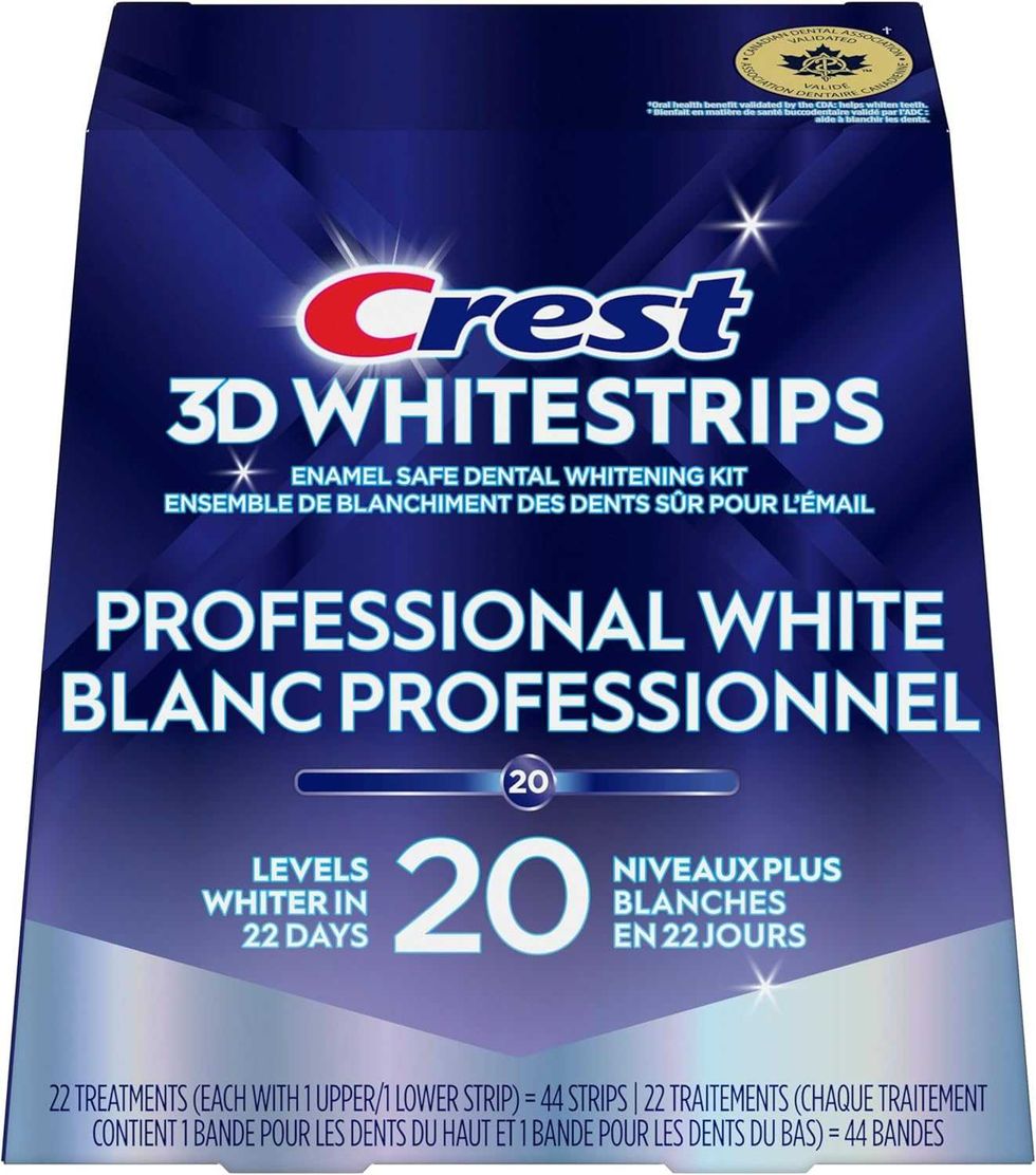 Bandes blanchissantes Crest 3D White en rabais durant le Prime Day sur Amazon Canada.