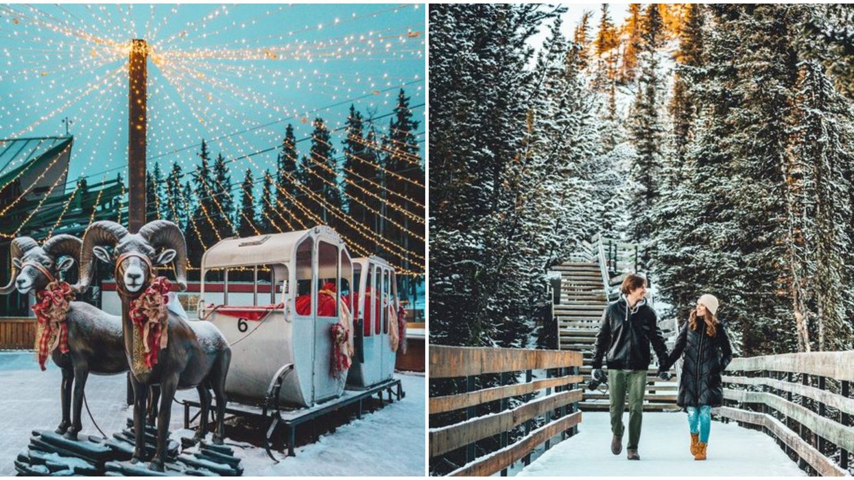 Banff Mountaintop Christmas Will Magically Transform Into A Holiday