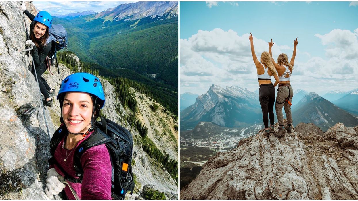 Banff's Via Ferrata Mountain Trail Is A Surreal Adventure In The Sky