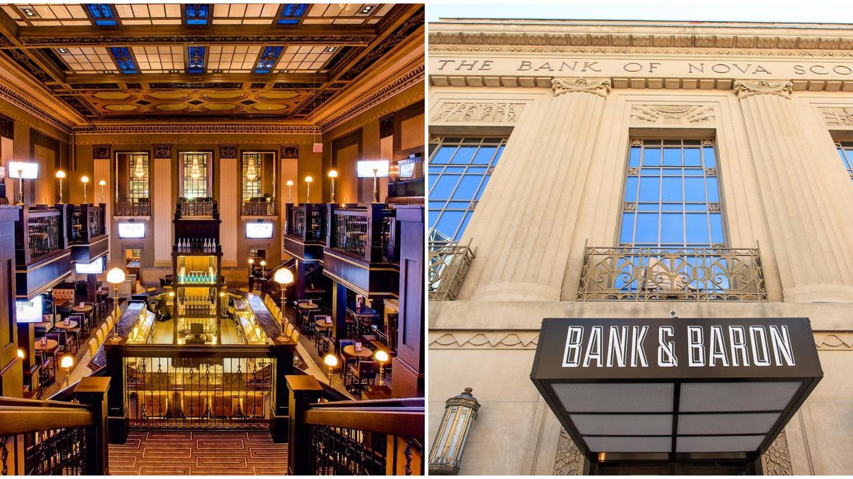 Bank & Baron Pub Is Hidden Inside A Historic Building From The 1930s