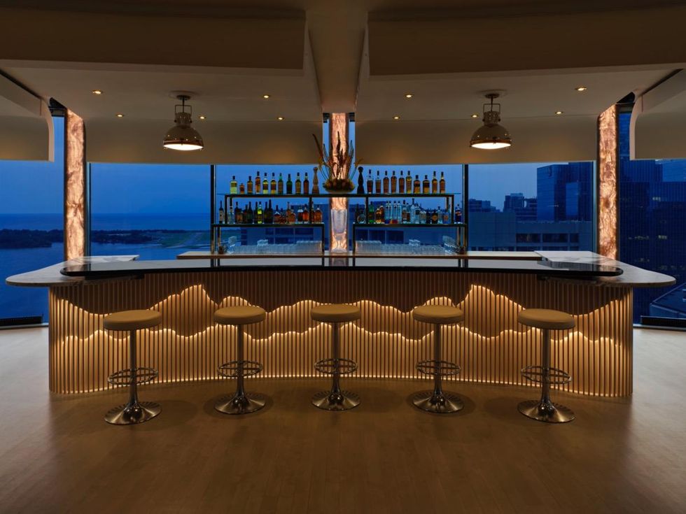 Bar area at Don Alfonso.