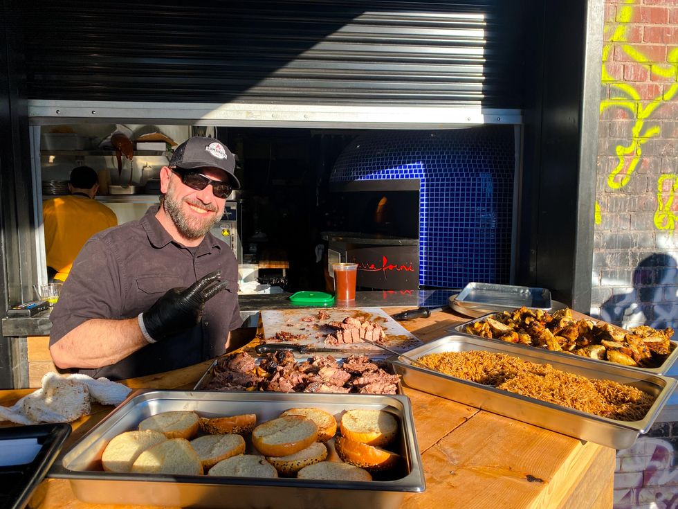 Barbecue du Biergarten.
