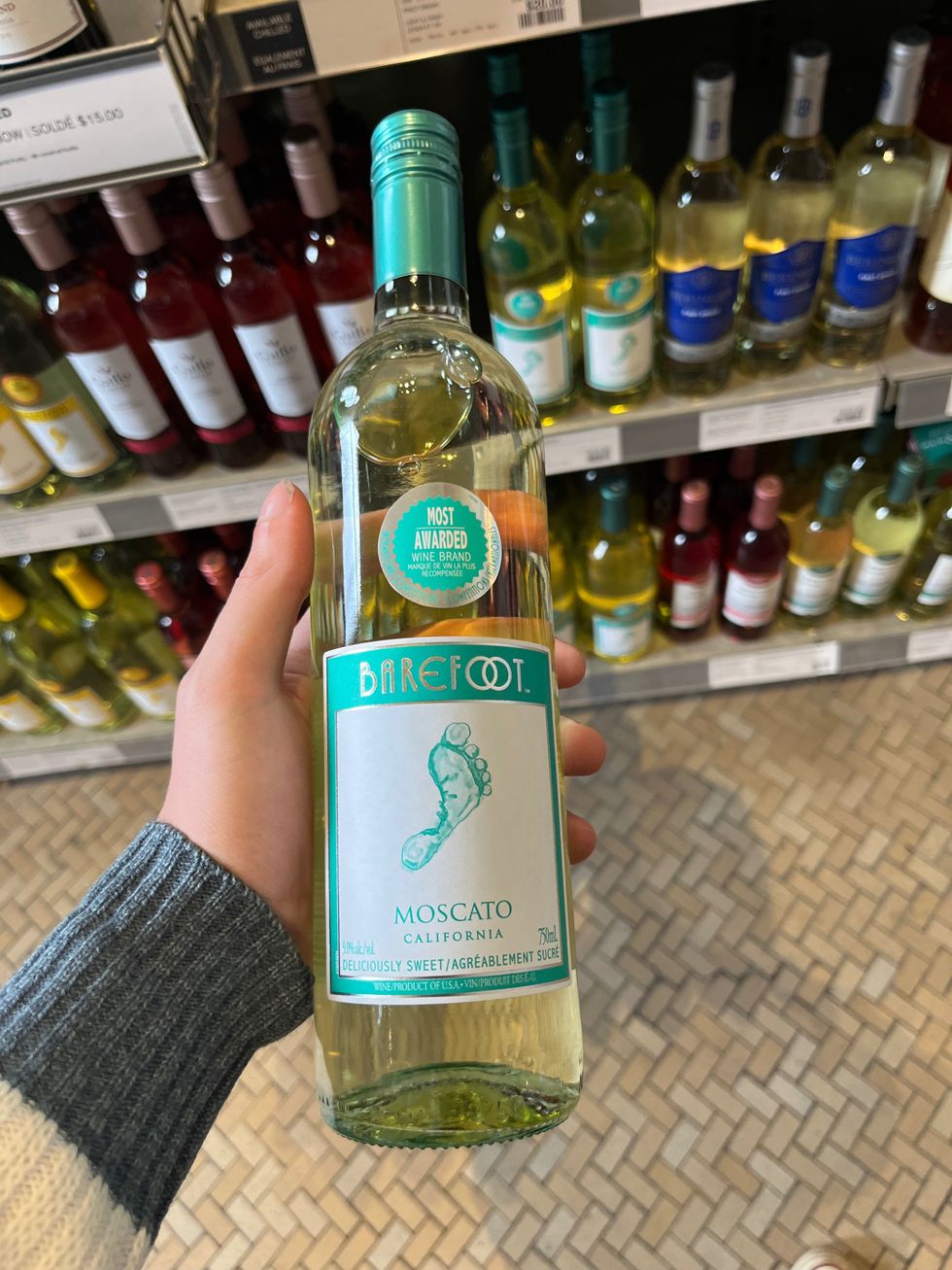 Barefoot Moscato.