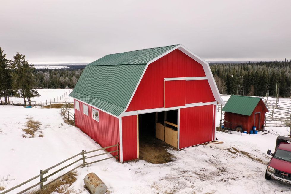 Barn on the property.