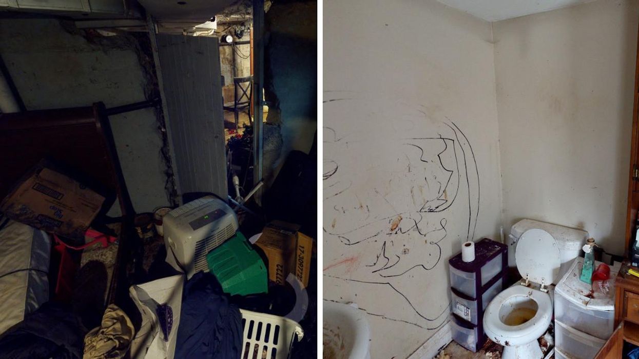 Basement. Right: Main floor bathroom.