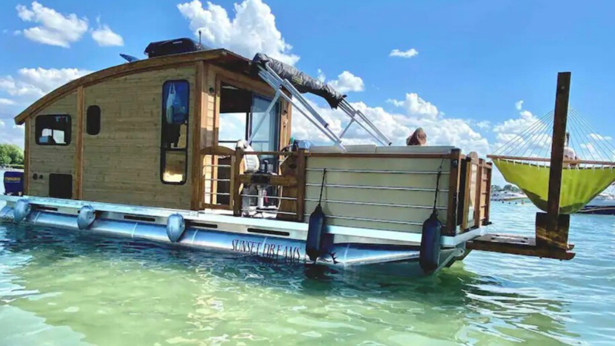 Bateau-maison Airbnb.
