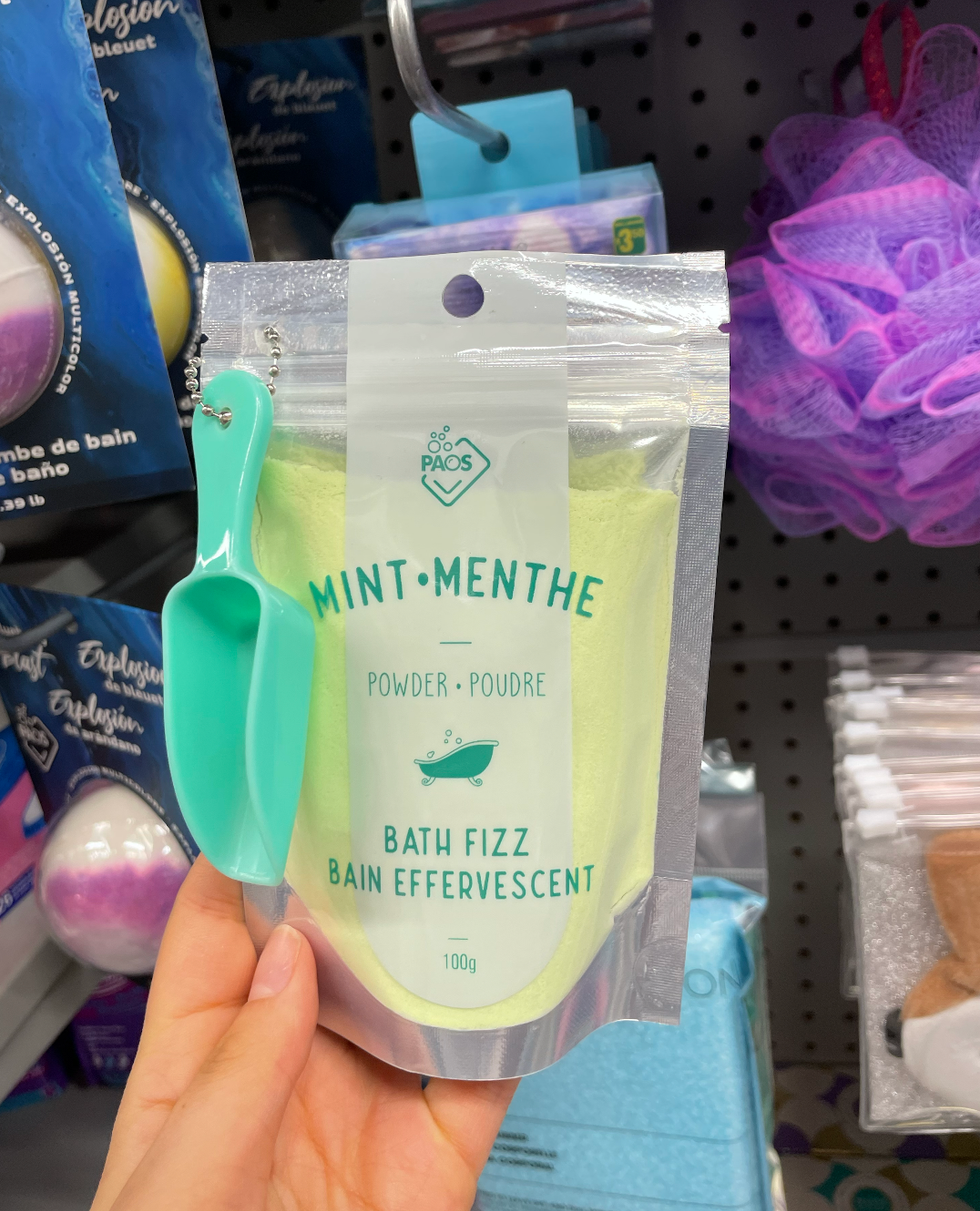 Bath fizz at Dollarama.