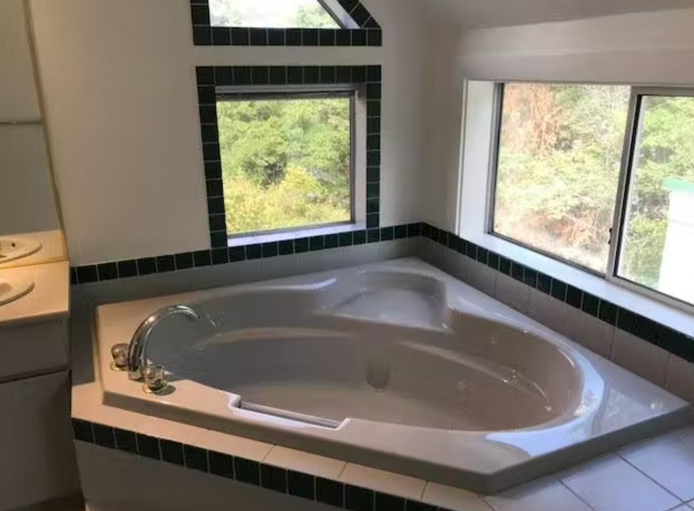 Bathtub in the home.