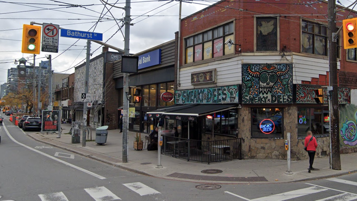 Bathurst and College street in Toronto.