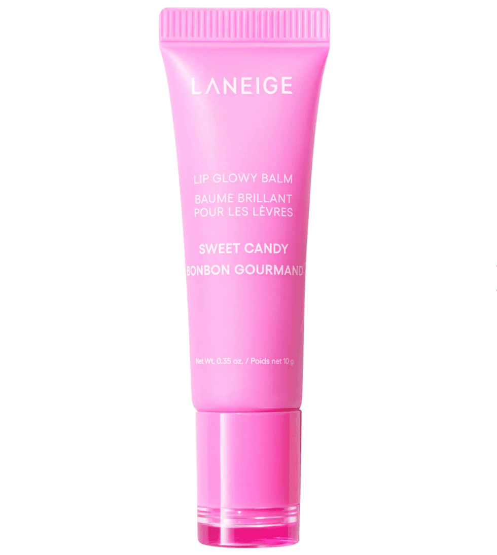 Baume brillant \u00e0 l\u00e8vres bonbon gourmand de LANEIGE, vendu au Sephora.