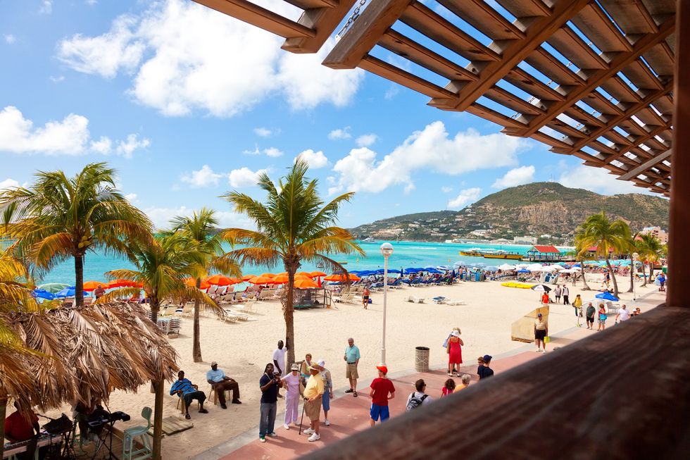 Bay Beach in St. Maarten.