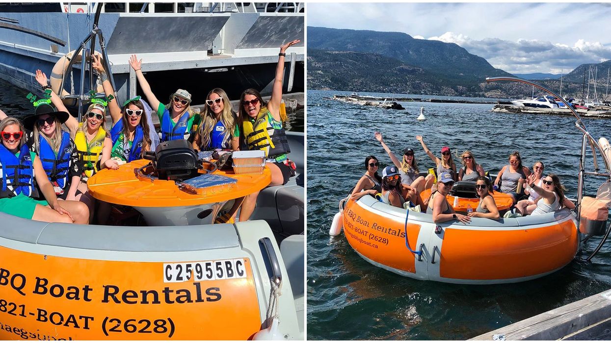 BBQ Boats In Kelowna Are The Ultimate Party On The Water This Summer